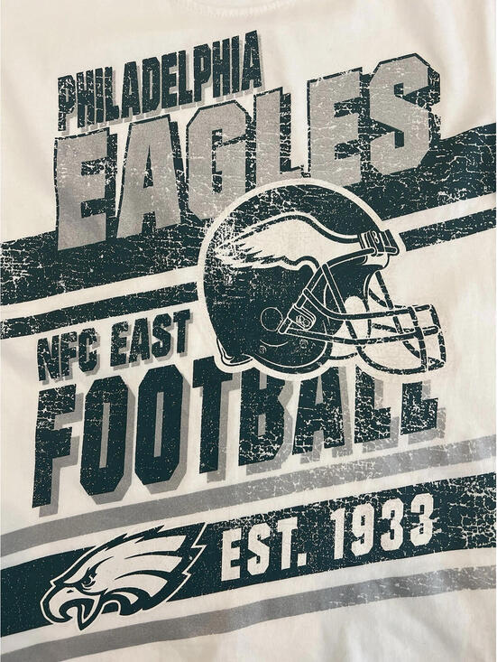 NFL Team Apparel Philadelphia Eagles T-Shirt Youth L 14/16 NFC East - Picture 4 of 4